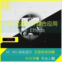 AE tutorial MG dynamic design comprehensive application comprehensive system explanation Chinese subtitles professional translation