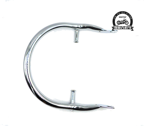 CG125 xe máy retro sửa đổi đuôi U-ống hạnh phúc 125 Ngọc Trai Sông tail lan can tailstock mà không sửa đổi khung inox bảo vệ xe sh mode