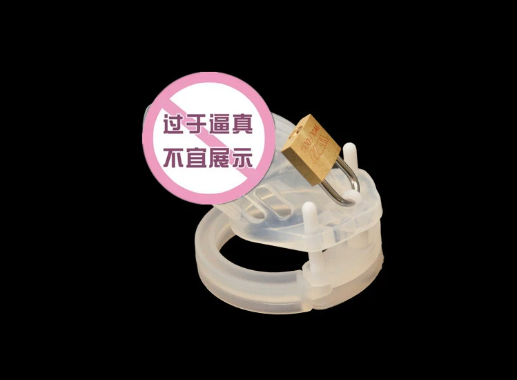 Nam đồng tính nô lệ tình dục thay thế nguồn cung cấp silicone mềm gel CB khóa trinh tiết khiết tịnh lồng dương vật dương vật khóa kiêng và thủ dâm