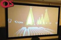 American Stewart filmscreen curved fixed frame screen system CineCurve 300