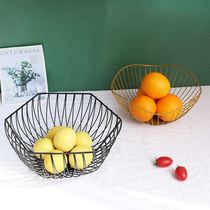 New Year Fruit Pan 2023 Iron Art Nordic Ins Light Lavish Living Room Tea Table Hospitality Guests Fruit Snacks Basket