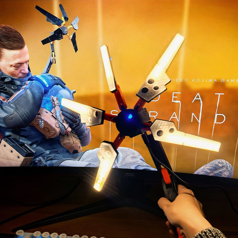 Death Stranding Remote Control Ozzedek Scanner Ambient Light Fill Light Printing Props Creative Peripheral Desk Lamp Led
