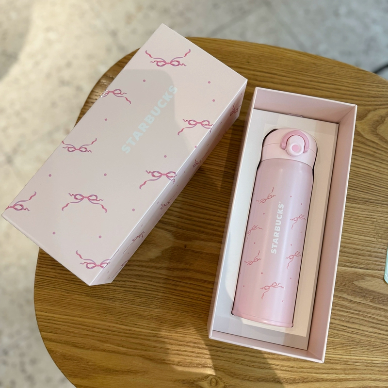 Starbucks Cup Summer New Limited Edition Garden Dance Pink Thermos Insulated Water Cup Gift Box for Girls