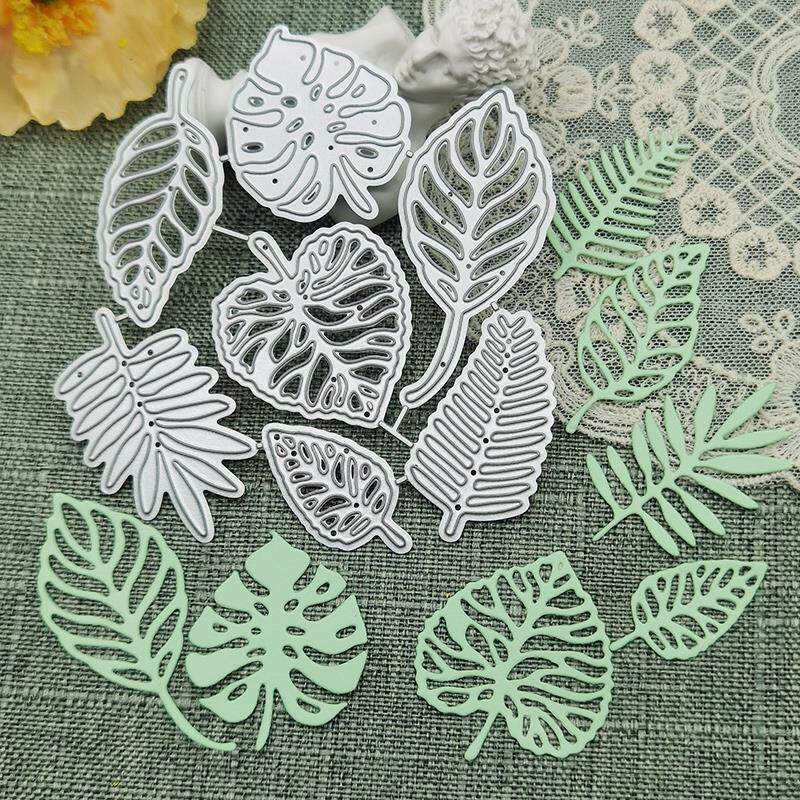 Переключатель leaf 7 cutting dies embossing scrapbook papercutting greetin