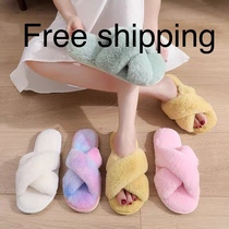 冬天拖鞋 soft warm fashion women home shoes  winter slippers