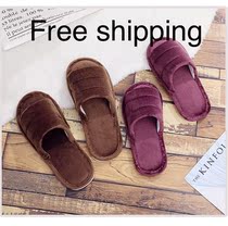 拖鞋warm soft couple Women men home shoes winter slippers