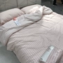 IKEA IKEA chăn màu hồng chăn Fiafdo cô gái trái tim dễ thương ấm áp chăn với vỏ gối - Quilt Covers chăn ga hàn quốc