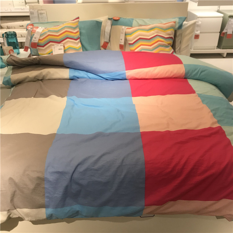 IKEA IKEA Brown Relais chăn và vỏ gối tối giản hiện đại bao gồm chăn bông đôi - Quilt Covers chăn mỏng mùa hè