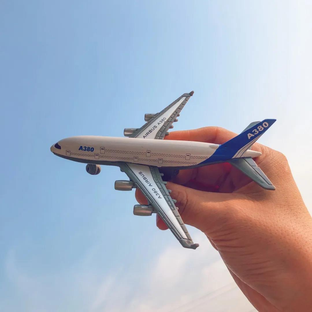 Export Order 2 Loaded Back Force Aircraft Model Sobbing 777 and A380 Classic Simulation Alloy Model