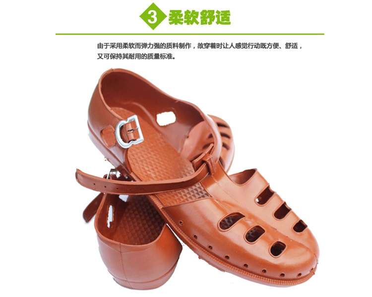 Cao su chống trượt cao su chống trượt nam mùa hè dép Baotou cổ điển kiểu Anh lỗ cổ điển Việt Nam giày sandal