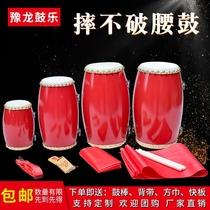 活动庆典成人腰鼓木质牛皮鼓腰鼓儿童小腰鼓全套舞蹈鼓秧歌鼓大人