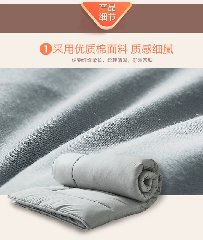 Bộ đếm chính hãng Boyang dệt tại nhà Xinya loại giường bằng sợi than tre 0,9 / 1,2 / 1,5 / 1,8 * 2 mét - Nệm