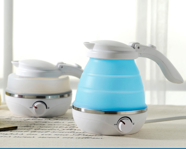 máy đun nước siêu tốc Du lịch gấp ấm đun nước điện tự động nhỏ ấm đun nước mini ký túc xá nhỏ ở nước ngoài - ấm đun nước điện binh dun nuoc