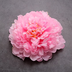 Simulated large peony flowers, lanterns, stage performances, hand-held fake flowers, plastic silk flower heads, kindergarten wrist flowers