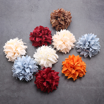 Simulation of thorn ball fake flower cross claw chrysanthemum silk flower wedding flower wall decoration props peony hydrangea photo road flower art