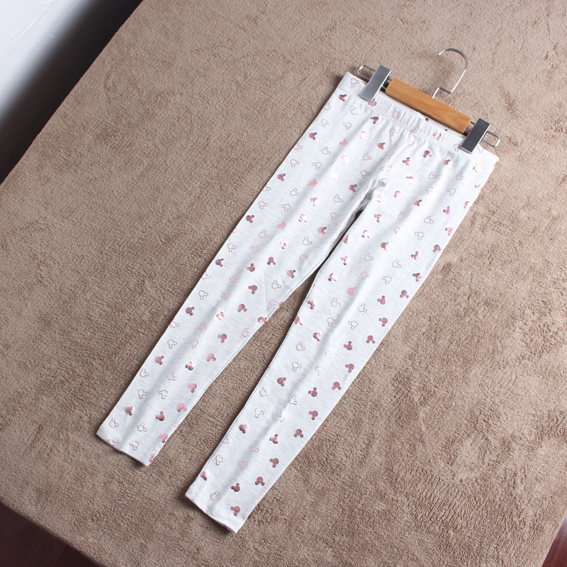 Children's clothing D001 Europe and the United States single children's cotton elastic pants pants casual girls children's spring and autumn foreign trade