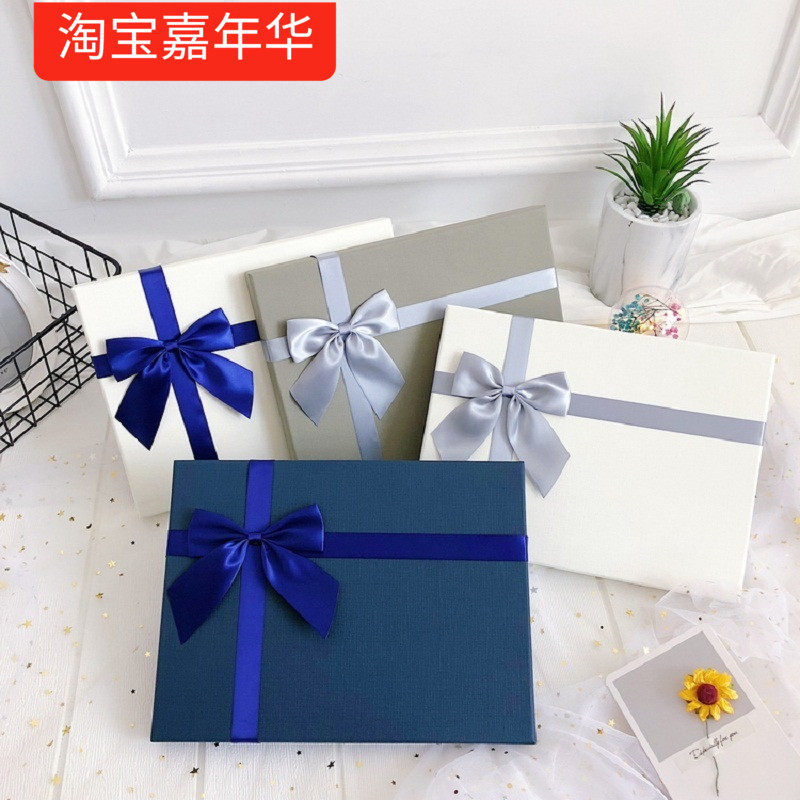 Gift Box Rectangular Creative Birthday Gift Box Empty Box Big Number Dress Shoes Gift Box Son of Wind Custom