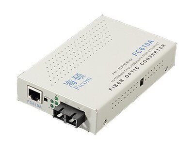 Sea Master Single Mode Fiber Transceiver FC610APS20-SC Multimode transceiver FC610APM-SC built in