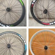 Bicycle mountain bike aluminum alloy thickened double rim one-piece wheel inner and outer tires Bicycle tires