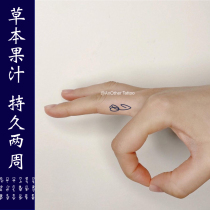 AnOther Herbal Simulation Non-reflective Mini Finger Tulip Premium Tattoo Stickers Buy One Get Half Permanent