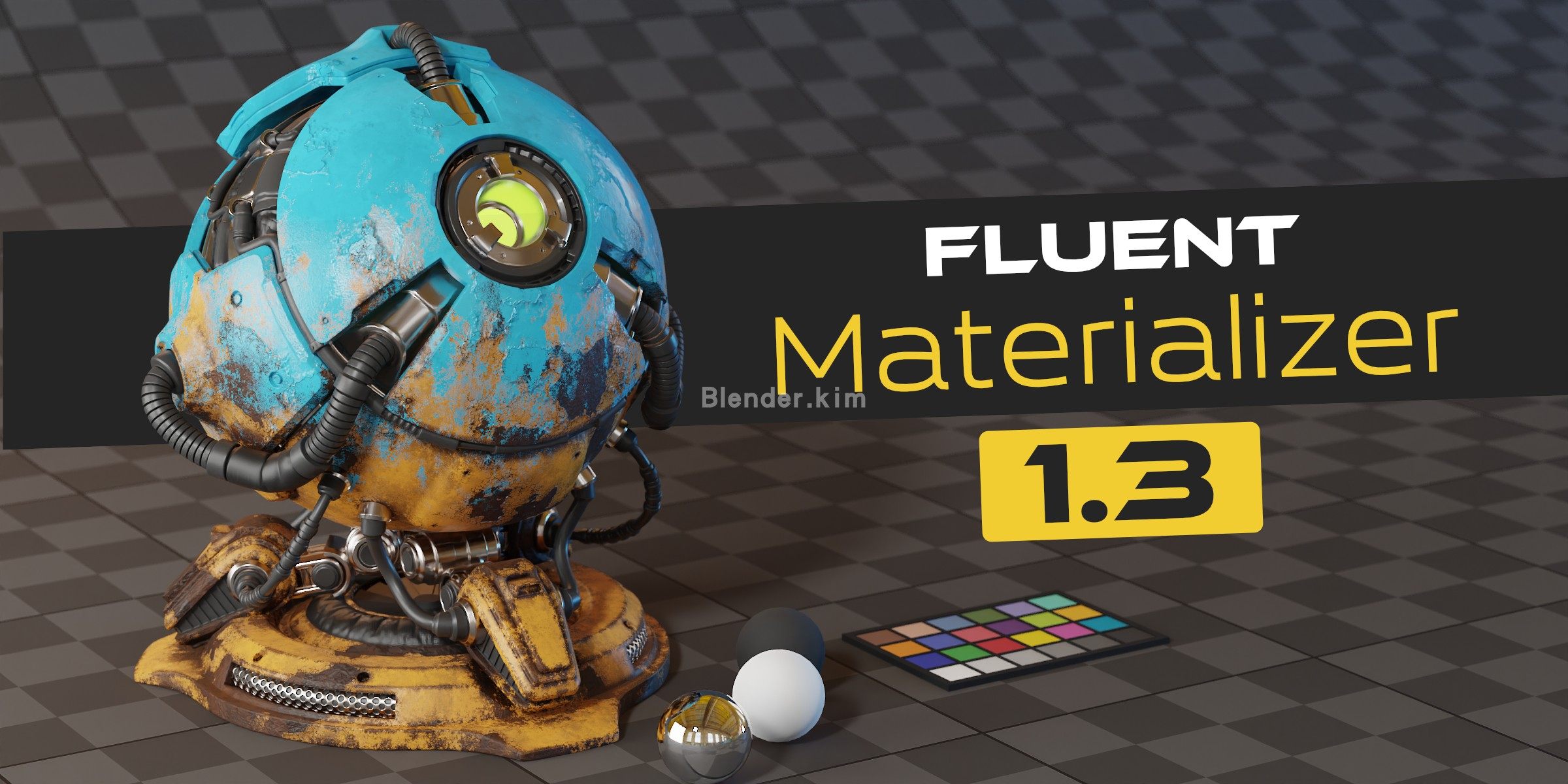 程序化材质插件 Fluent - Materializer - Blender插件-魔酷网