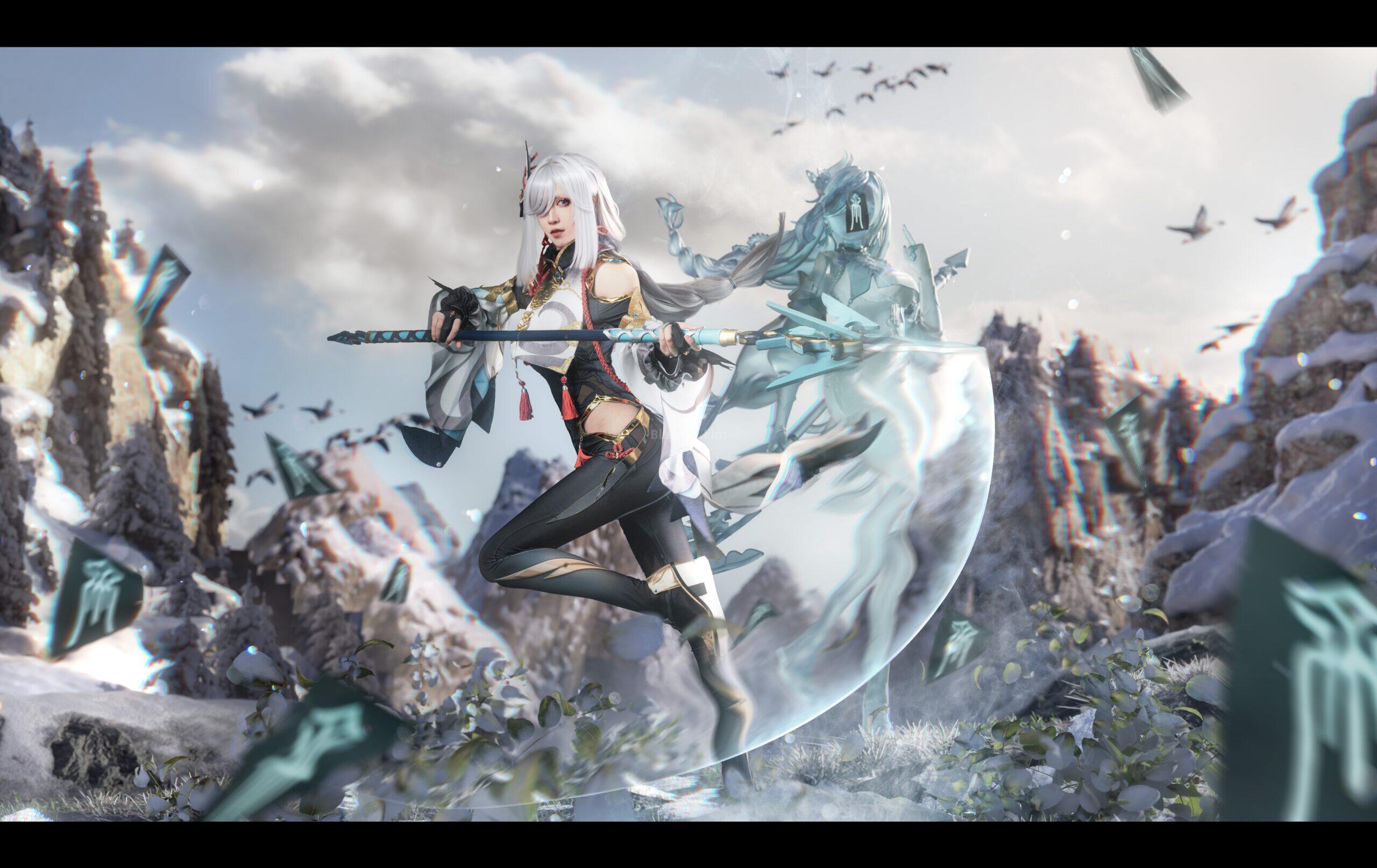 【Blender+ps】原神申鹤cosplay场景合成工程分享-魔酷网