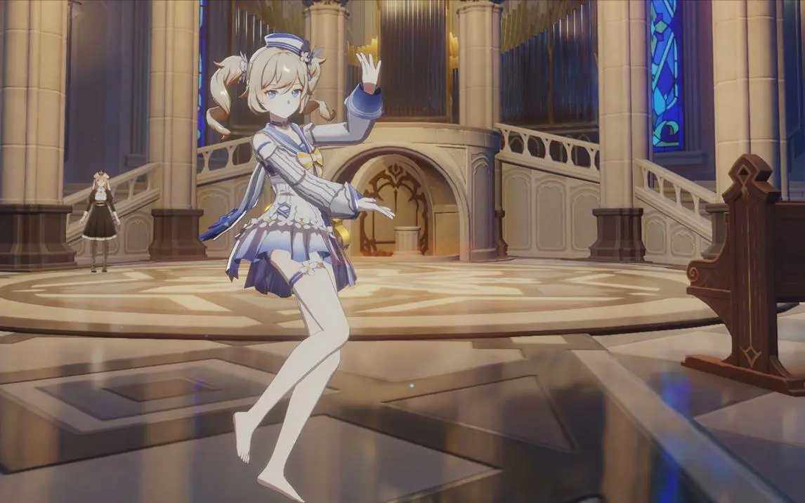 【blender三渲二】模仿原神渲染 芭芭拉 文件下载 渲染演示-魔酷网