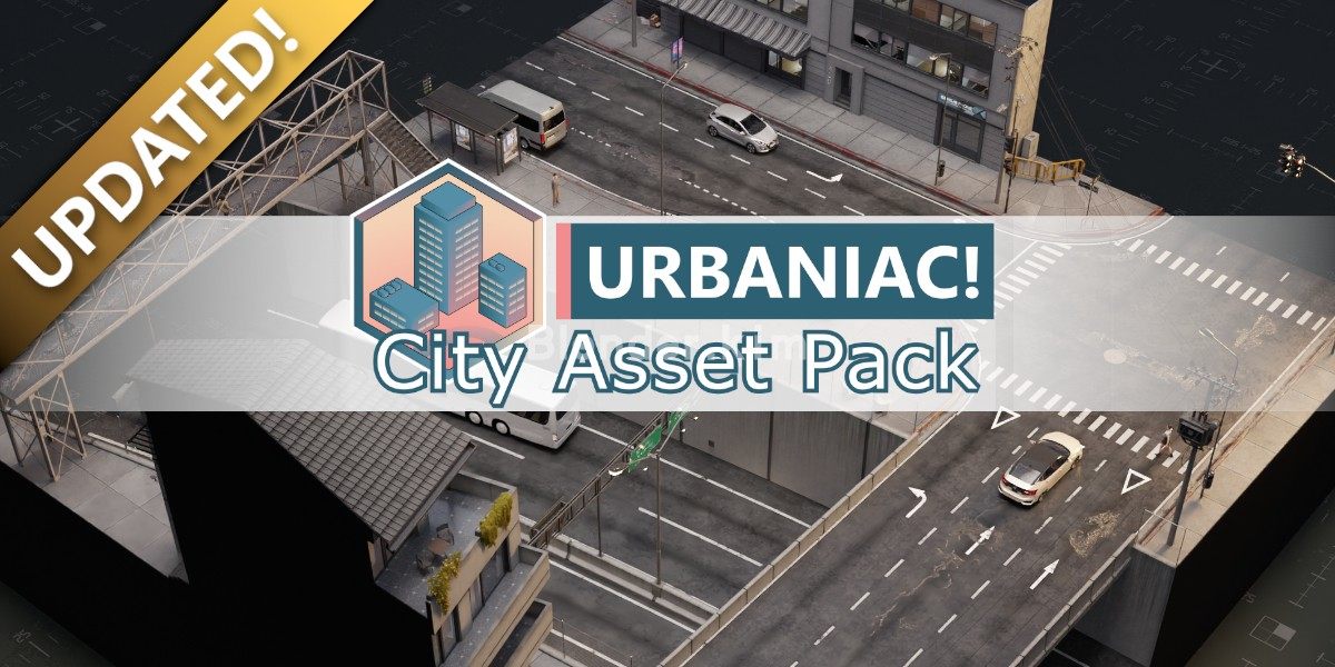 一键导入建筑资产插件Urbaniac City Asset Pack - Blender插件-魔酷网