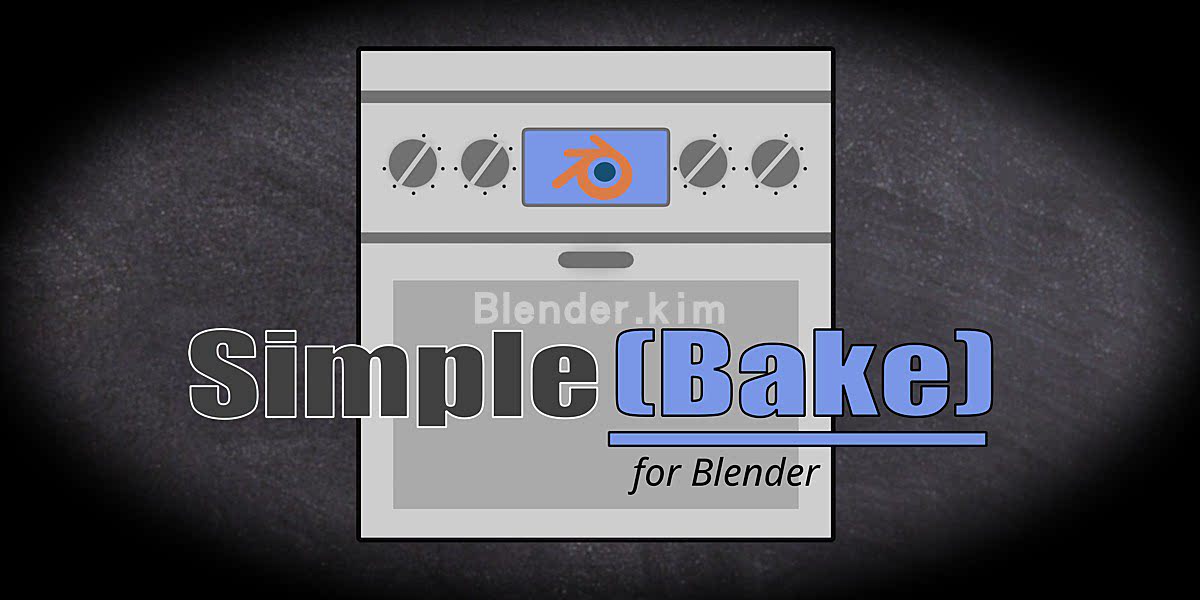 PBR烘焙插件 Simplebake - Blender插件-魔酷网