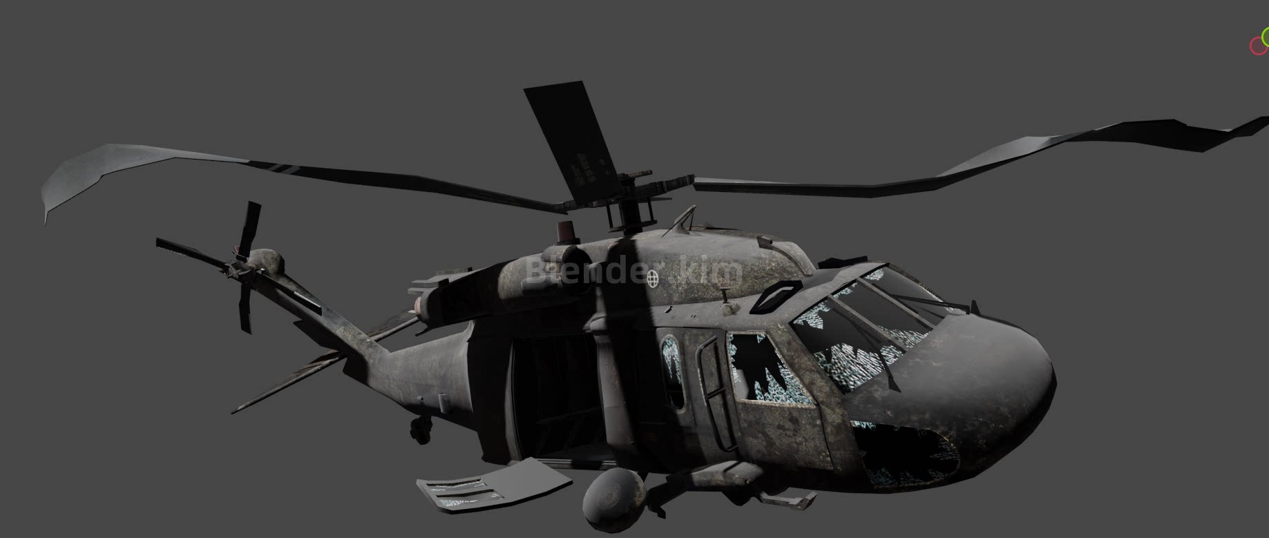 UH-60 黑鹰直升机残骸-魔酷网