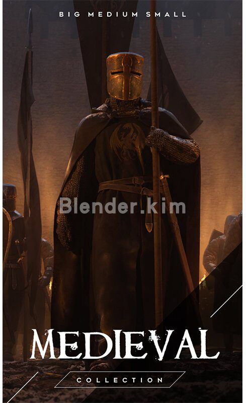BMS 中世纪资产包  MEDIEVAL-魔酷网