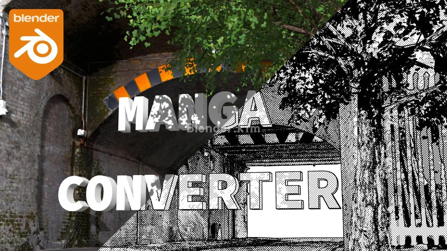 漫画转换器 Manga Converter - Blender插件-魔酷网