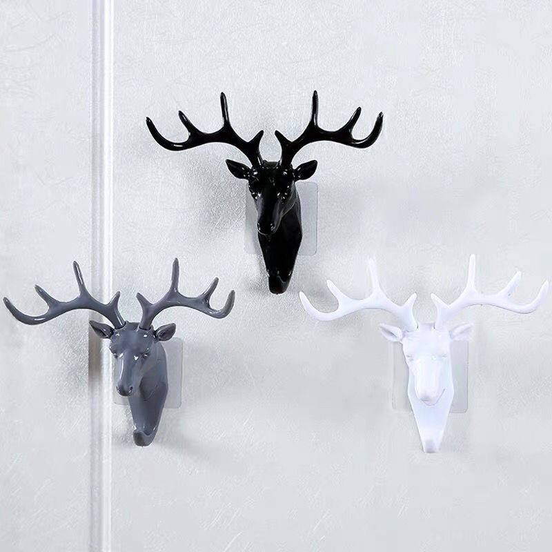 Antlers American Home Decoration Hook Wall Shelf Wall-mounted Creative Wall Personality Deer Head Wall Key Shelf