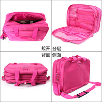  Color Makeup Tool Large Capacity Makeup Bag Waterproof Hand Shoulder Cross Type Heel Makeup Bag Shadow Building Tool Cosmetic box