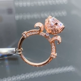 Платиновое обручальное кольцо, платина 950 пробы, золото 750 пробы