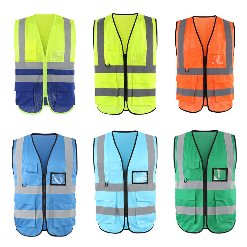 Advertising vest reflective vest environmental protection worker clothing vest custom printing logo construction site safety clothing custom