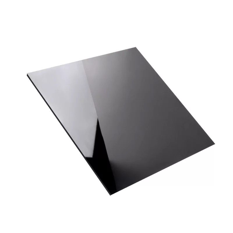 Black acrylic plate opaque black tea colour translucent frosted mirror organic glass plate 1 2 3 5 8mm-Taobao