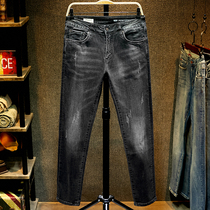 Smoke gray levis levis levis Autumn Winter new soft stretch small feet jeans men scratch 511 casual straight tube