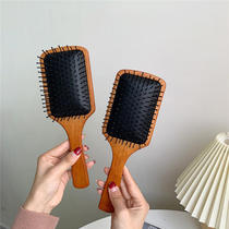 Big coffee recommends that you deserve to have unprinted minimalist anti-static anti-hair loss airbag massage comb solid wood comb