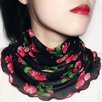 Decorative mask collar one thin summer sunshade collar womens spring classic simple gray fashion Lady