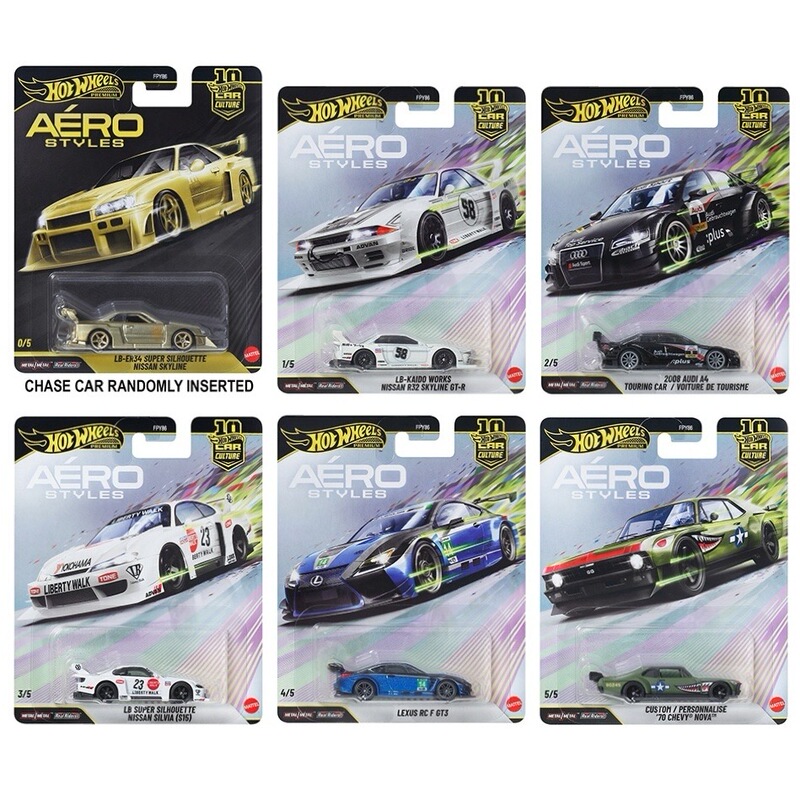 【  】Hot Wheels Car Culture Aerodynamic Style Nissan Audi Lexus Chevrolet Car Model