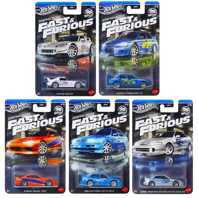 Hot Wheels High-End Regular Edition Speed and Passion Honda Nissan Volkswagen Mitsubishi Alloy Car Model