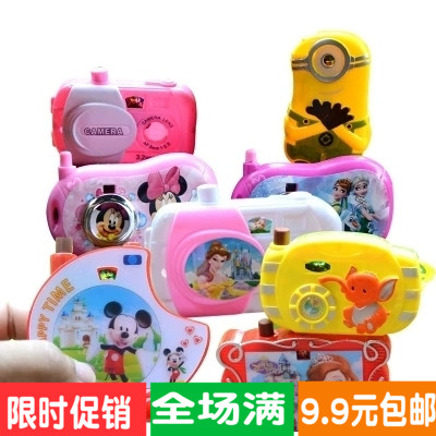 Creative children's cartoon simulation projection camera baby educational toys batch kindergarten gift stall hot sale