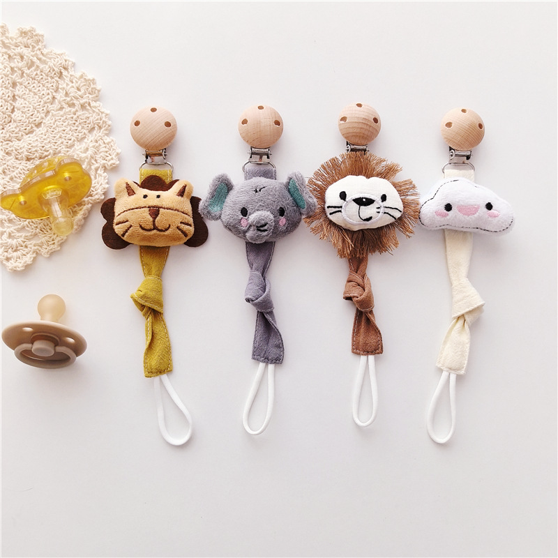 Korean style cute animal baby pacifier clip: melts your heart and keeps ...