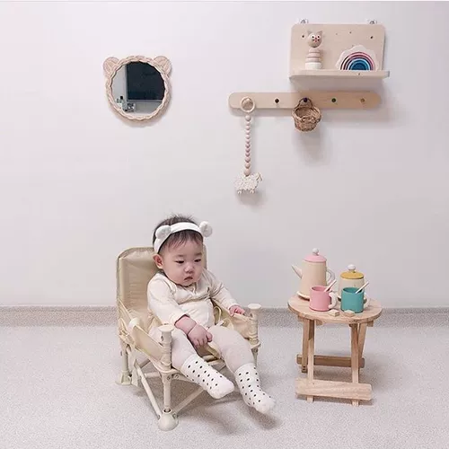 Ins ins Wind Корейская версия простых ветряных березовых досок, висящая швейная крыльца, сплошная деревянная стойка для детской комнаты декоративная камера реквизит камеры