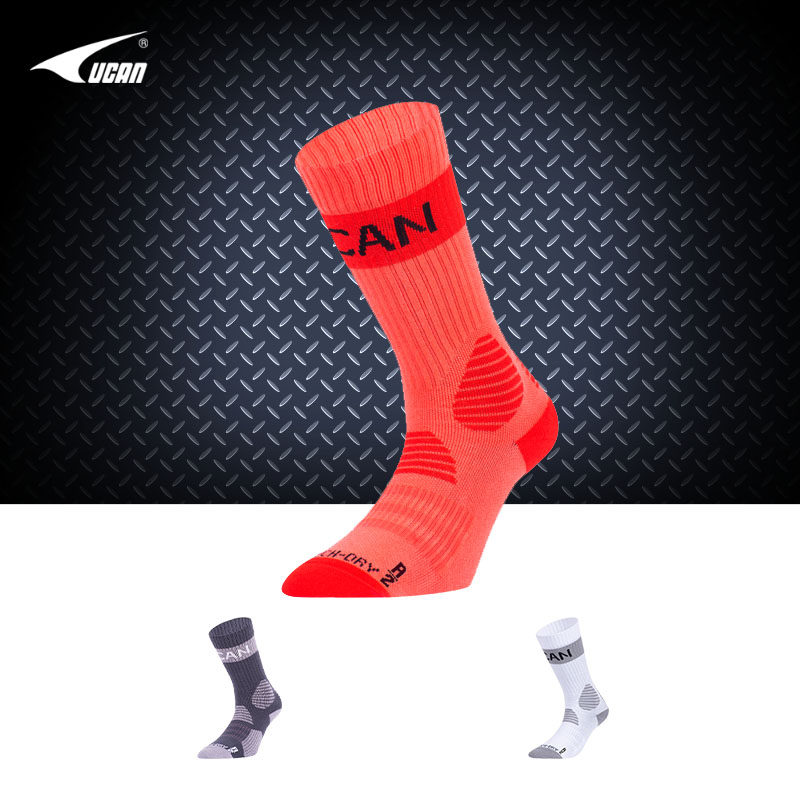 2022 New Sharp Middle Cylinder Football Socks Sweat Speed Dry Professional Sports Training Socks A02725