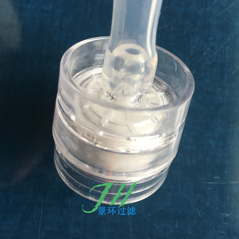 气液通用过滤器透明苯乙烯滤壳滤芯夹粉尘采样盒滤芯盒25MM/37MM