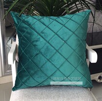 Nordic style pillow high-end sofa cushion neoclassical Post-simple generation Joker simple European style pillowcase Velvet