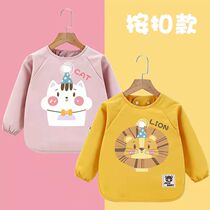 Boy handsome clothes children waterproof and dirty fashion wearing girls net red princess wind around cartoon spring and autumn thin