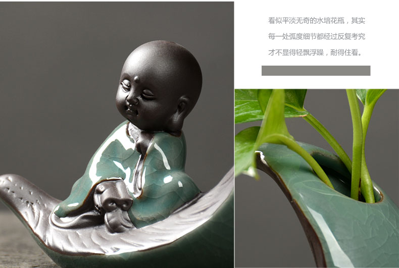 Xun sáng tạo nước xanh thủy canh bình nước dụng cụ trồng cây nhà văn phòng trang trí hoa hoa nhỏ con lắc tươi - Vase / Bồn hoa & Kệ chậu hoa ban công